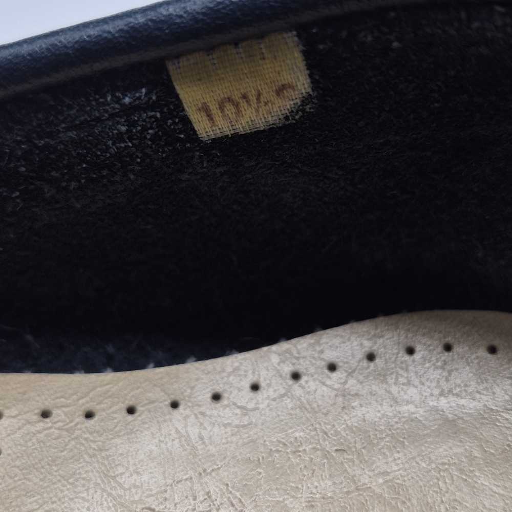SAS Navy Leather Fringe Kiltie Loafers - Picture 5 of 6
